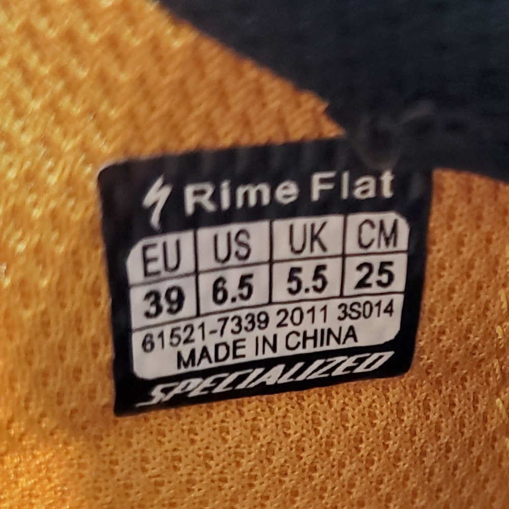 Specialized Womens Rime Flat Mountain Bike Shoes Durable Size 6.5 - Picture 13 of 14